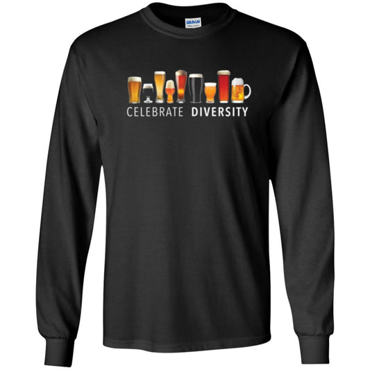 Beer Lover T-shirt Celebrate Diversity Black