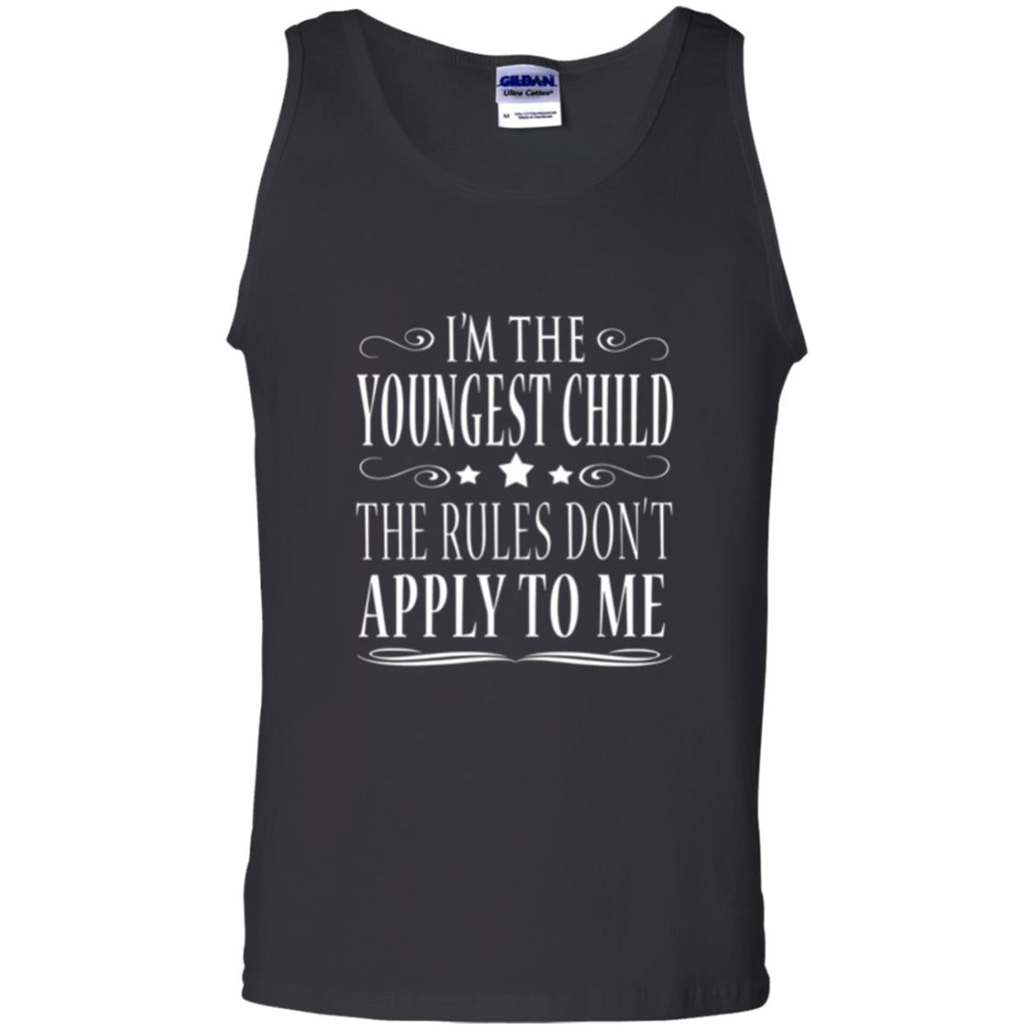 The Youngest Child T-shirt I_m The Youngest Child The Rules Don_t Apply To Me Black