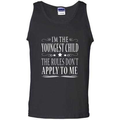 The Youngest Child T-shirt I_m The Youngest Child The Rules Don_t Apply To Me Black