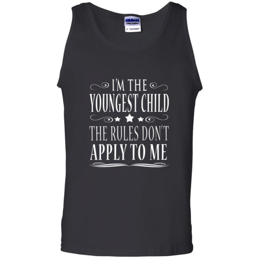 The Youngest Child T-shirt I_m The Youngest Child The Rules Don_t Apply To Me Black