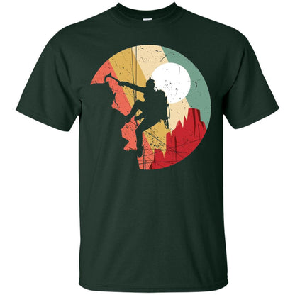 Rock Climbing Mountain Climbing Lover T-shirt Forest
