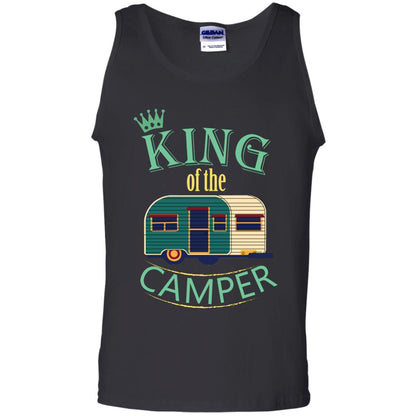 King Of The Camper Camping Lover Shirt Black