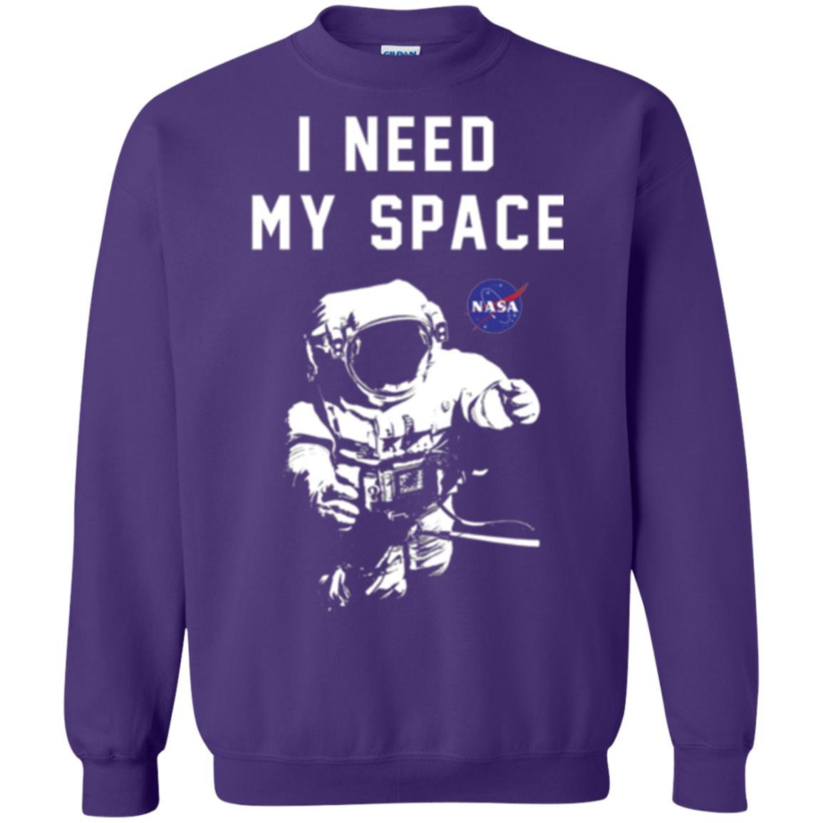 Astronaut T-shirt I Need My Space T-shirt Purple