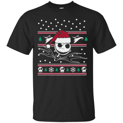 Disney Nightmare Before Christmas Holiday Christmas T-shirt Black