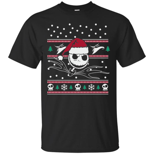 Disney Nightmare Before Christmas Holiday Christmas T-shirt Black