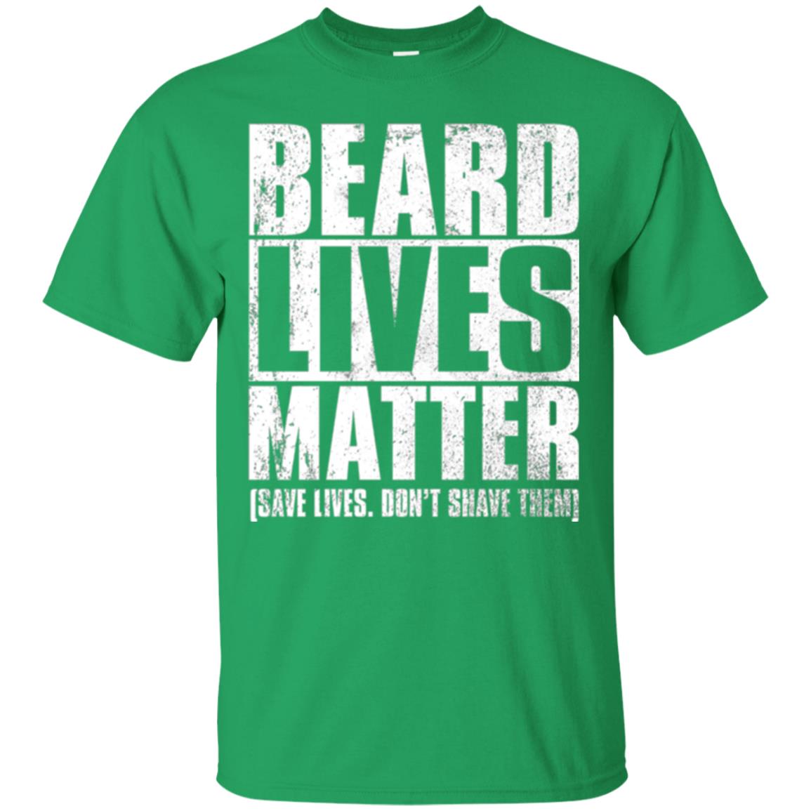 Beared Men T-shirt Beared Lives Matter Irish Green