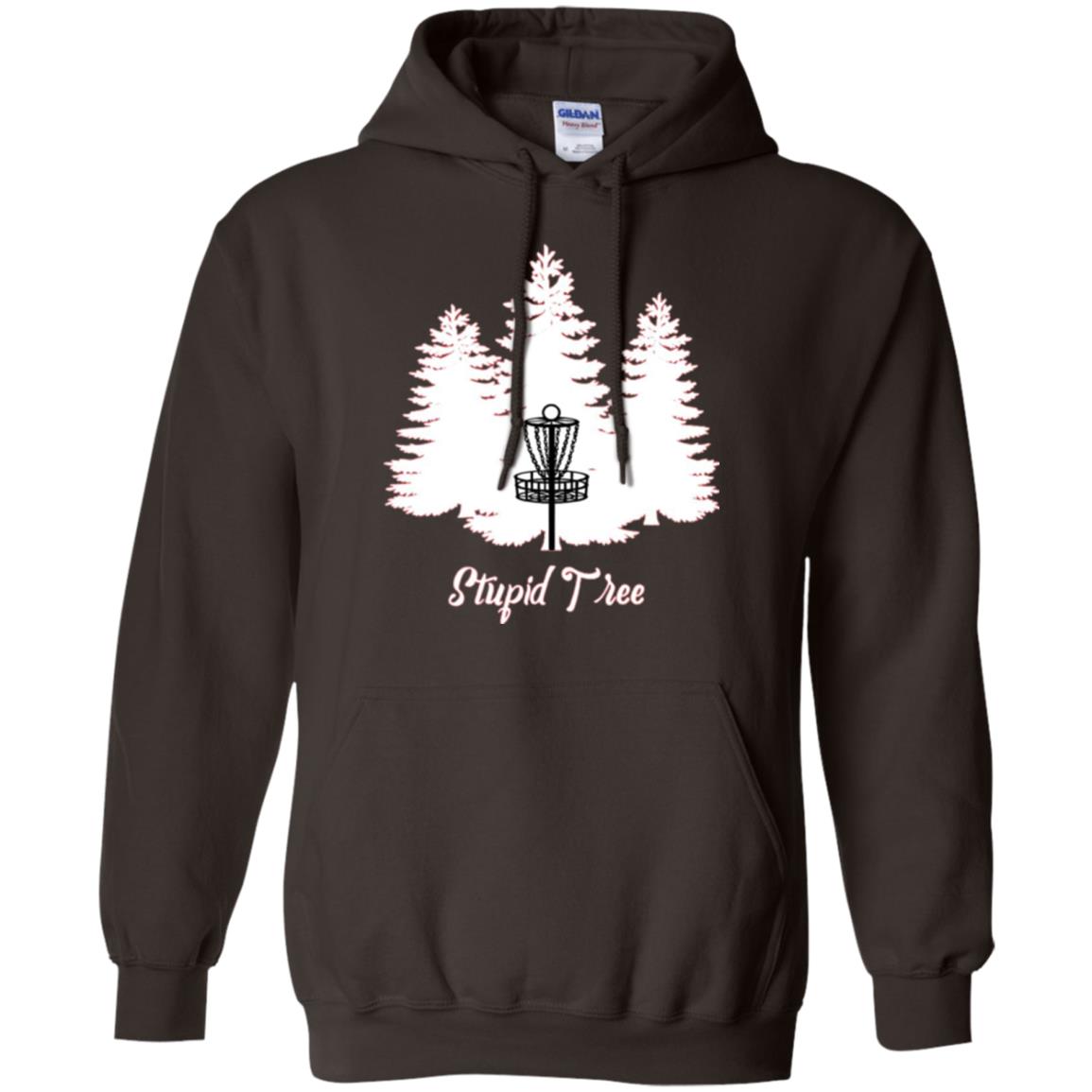 Disc Golf T-shirt Stupid Tree Dark Chocolate