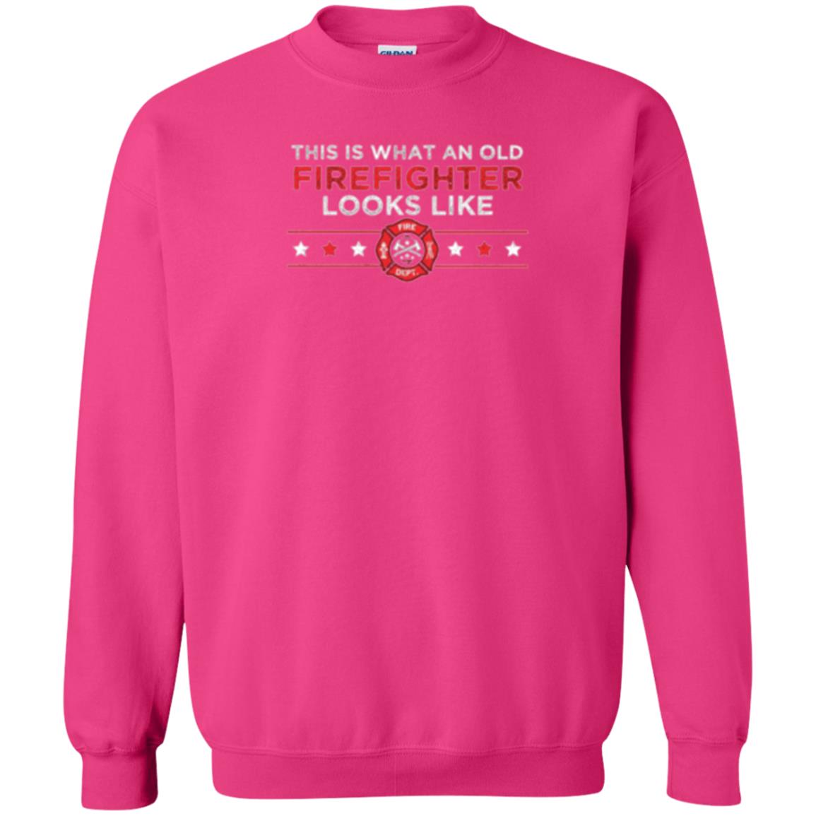 This Is What An Old Firefighter Looks Like T-shirt Heliconia