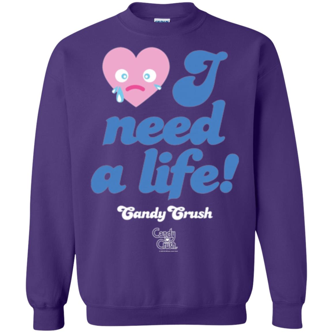 Candy Game T-shirt I Need A Life Purple