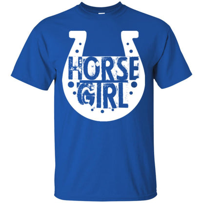 Horse Girl T-shirt I Love My Horses Racing Royal