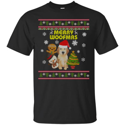 Merry Woofmas Dogs Lovers X-mas 2018 Gift Shirt Black