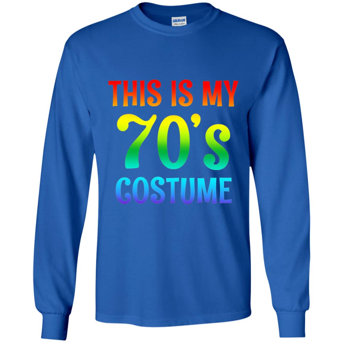 This Is My 70_s Costume T-shirt Royal
