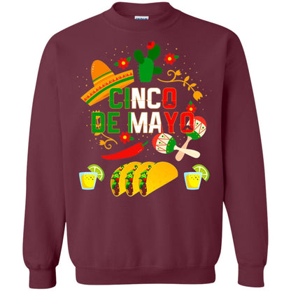 Fiesta Cinco De Mayo T-shirt Cinco De Mayo Maroon