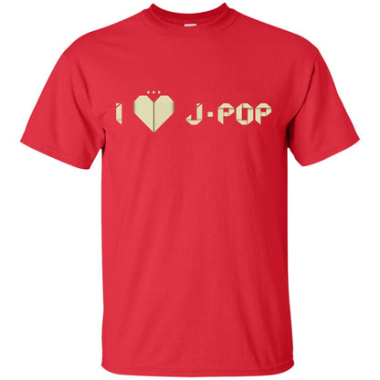 I Love J-pop T-shirt Red