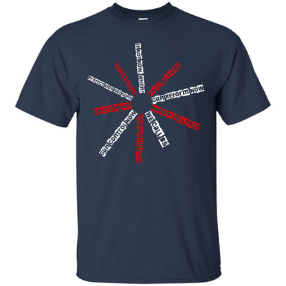 We Call Bs End Gun Violence Gun Control Social Movement T-shirt Navy