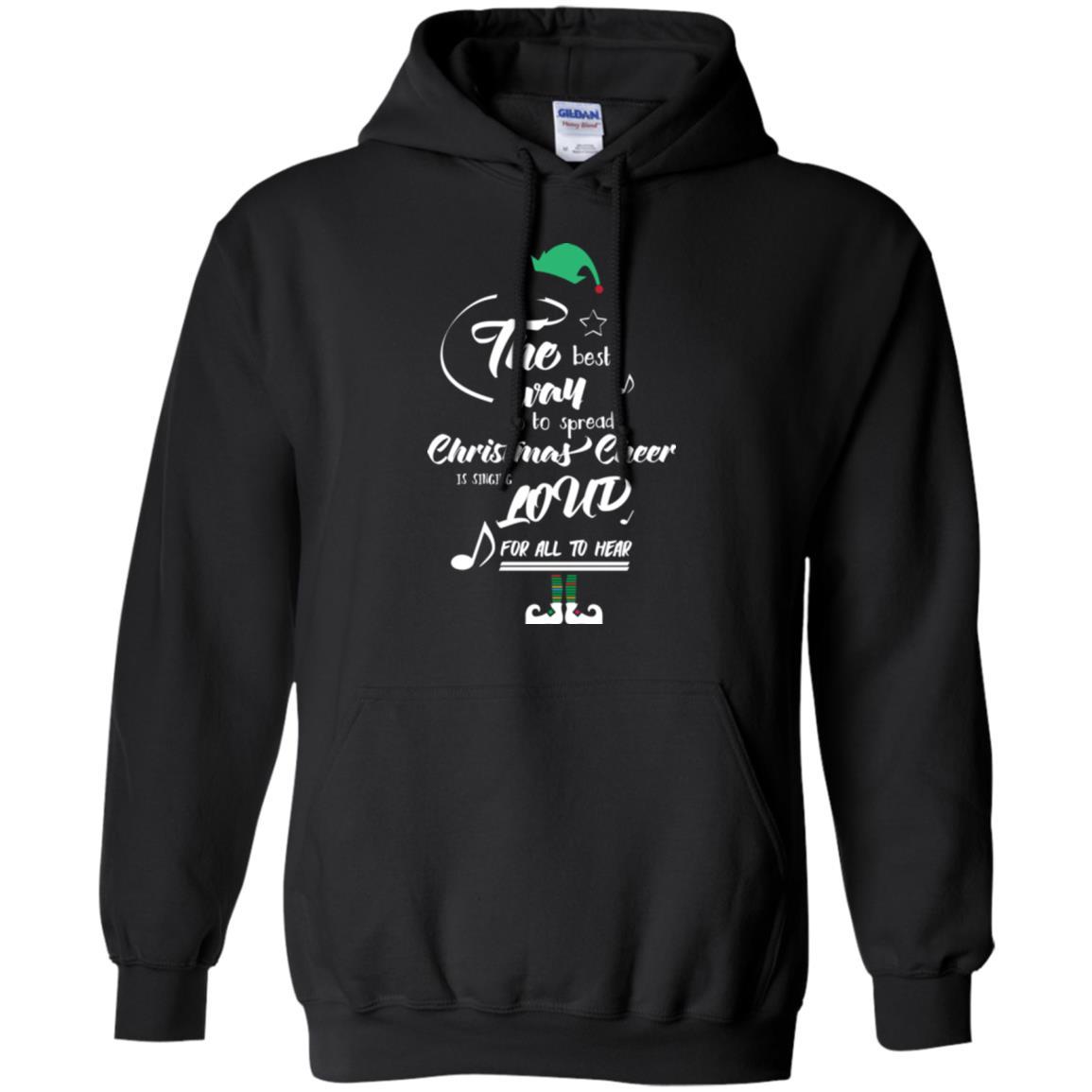 Christmas T-shirt The Best Way To Spread Black