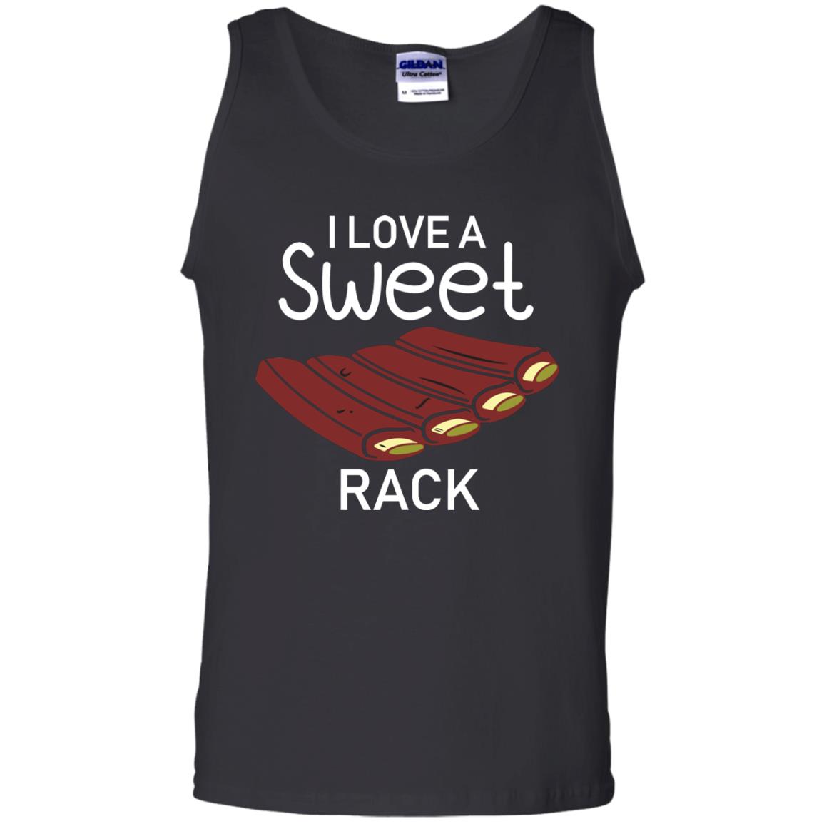 I Love A Sweet Rack Bbq Grill Summer Shirt Black