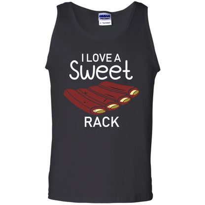 I Love A Sweet Rack Bbq Grill Summer Shirt Black
