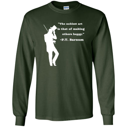 Circus Ring Master P.t. Barnum Quote T-shirt Forest Green