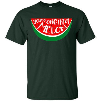 You_re One In A Melon Funny Summer Melon Fruit Shirt Forest