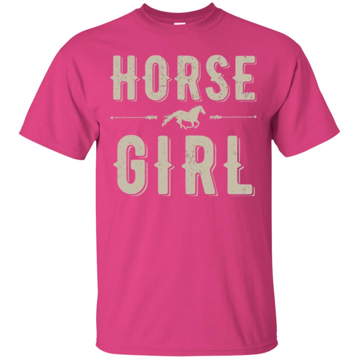 Horse Girl T-shirt Heliconia