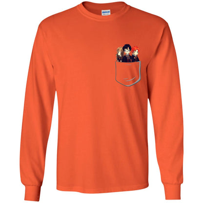 Harry Potter Pocket Movie Lover T-shirt Orange