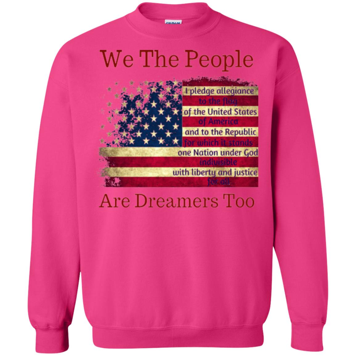 We Are People Are Dreamers Too Anti Trump T-shirt Heliconia
