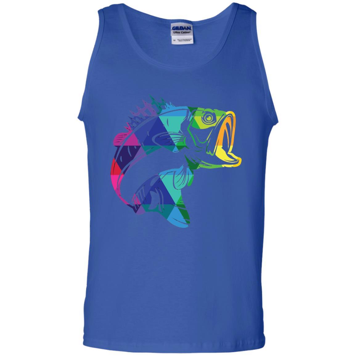 Fisherman T-shirt Fish For Bass Royal