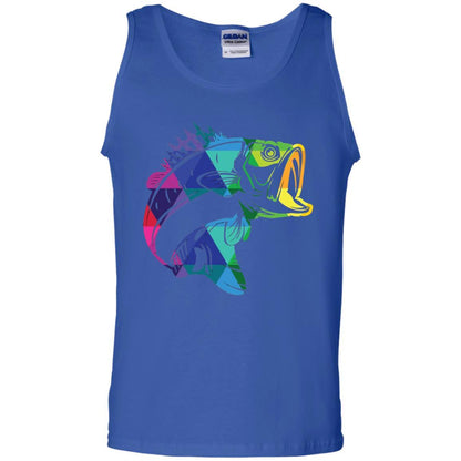 Fisherman T-shirt Fish For Bass Royal