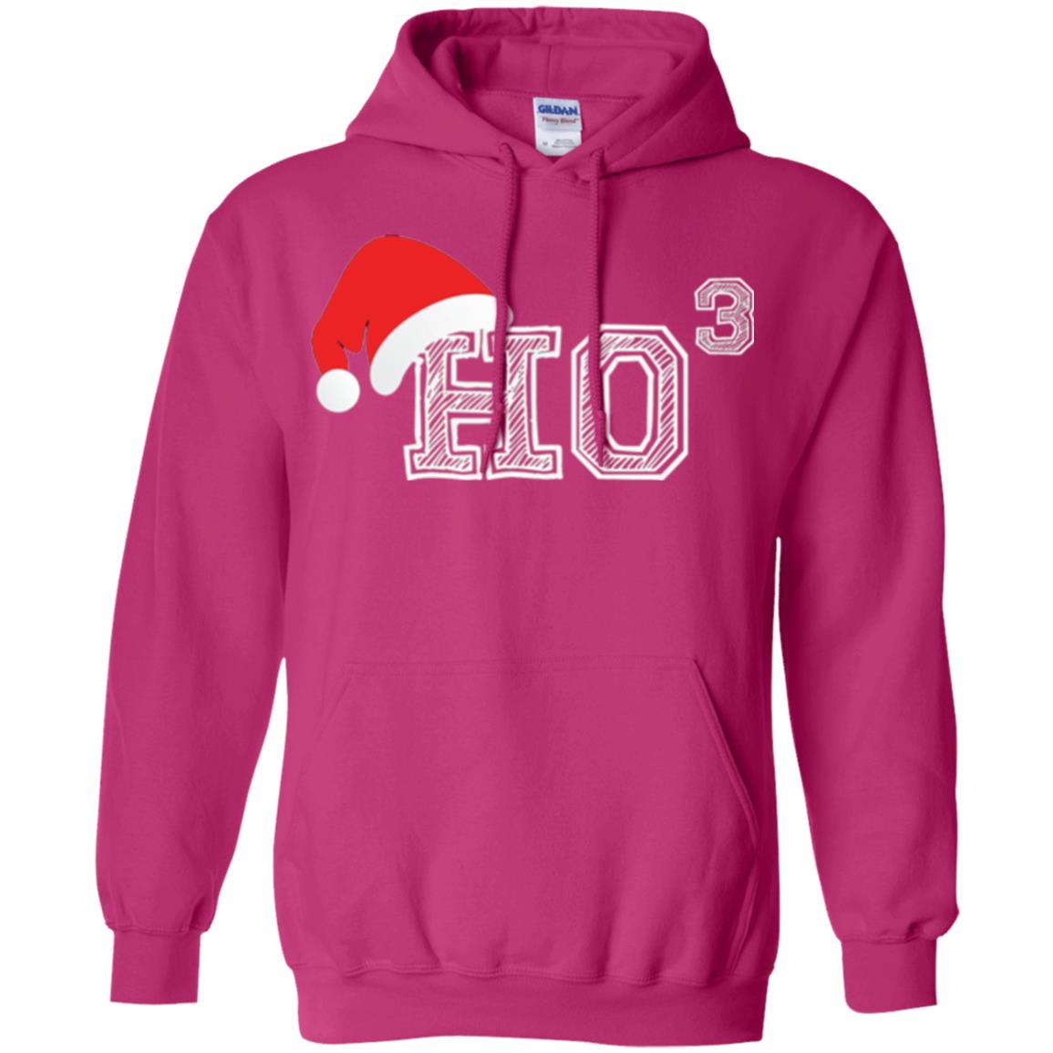 Christmas T Shirt Ho Ho Ho X 3 Third Power Heliconia