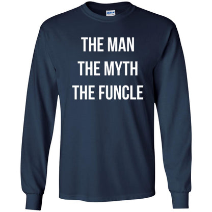 Uncle T-shirt The Man The Myth The Funcle Navy