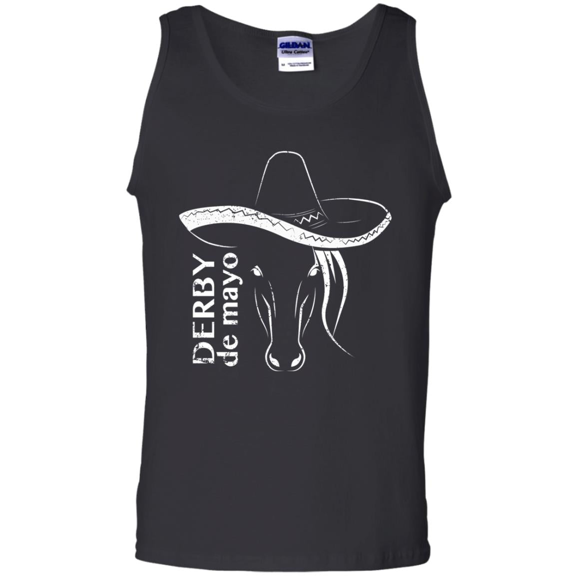 Derby De Mayo Sombrero Horse Race Shirt Black