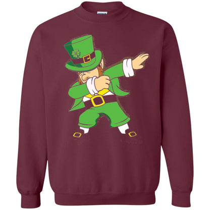 St. Patrick_s Day T-shirt Irish Dabbing T-shirt Maroon