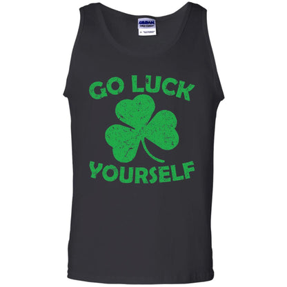 Go Luck Yourself St. Patrick_s Day T-shirt Black