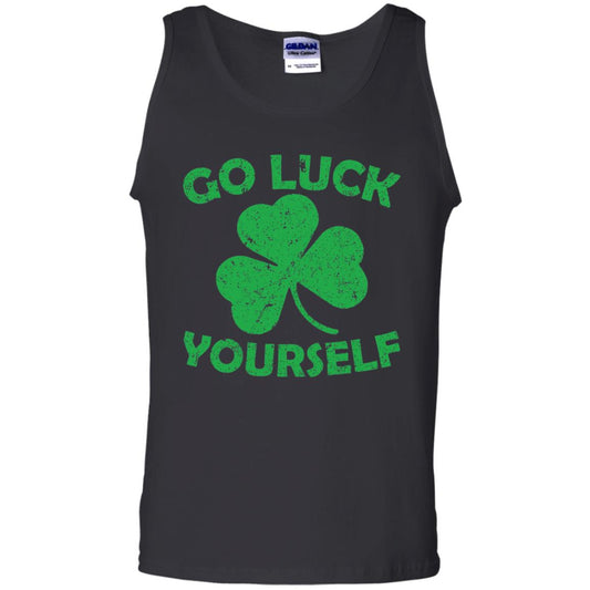Go Luck Yourself St. Patrick_s Day T-shirt Black