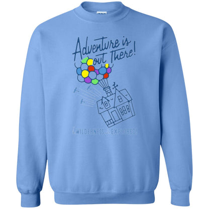 Adventure Is Out There T-shirt Carolina Blue