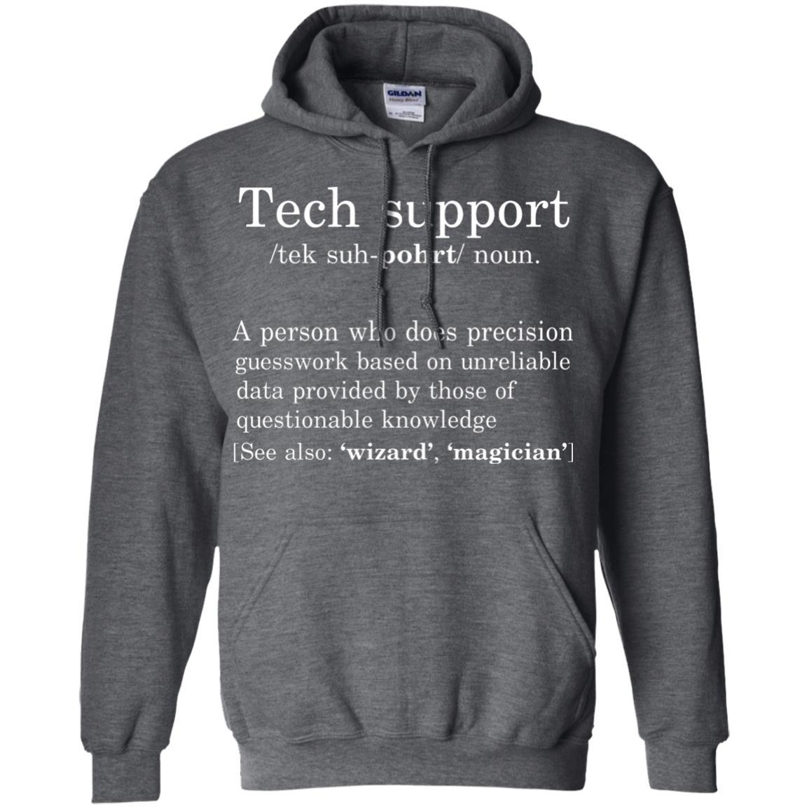 Computer Nerd T-shirt Tech Support Definition Dark Heather