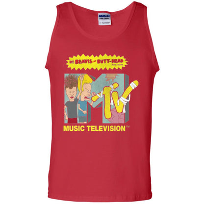 Mtv Logo T-shirt Beavis And Butt Head Red