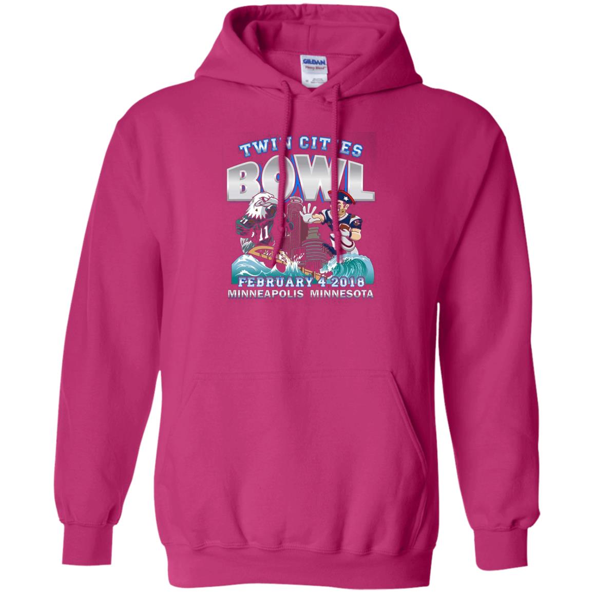 Football Lover T-shirt Twin Cities Bowl Heliconia