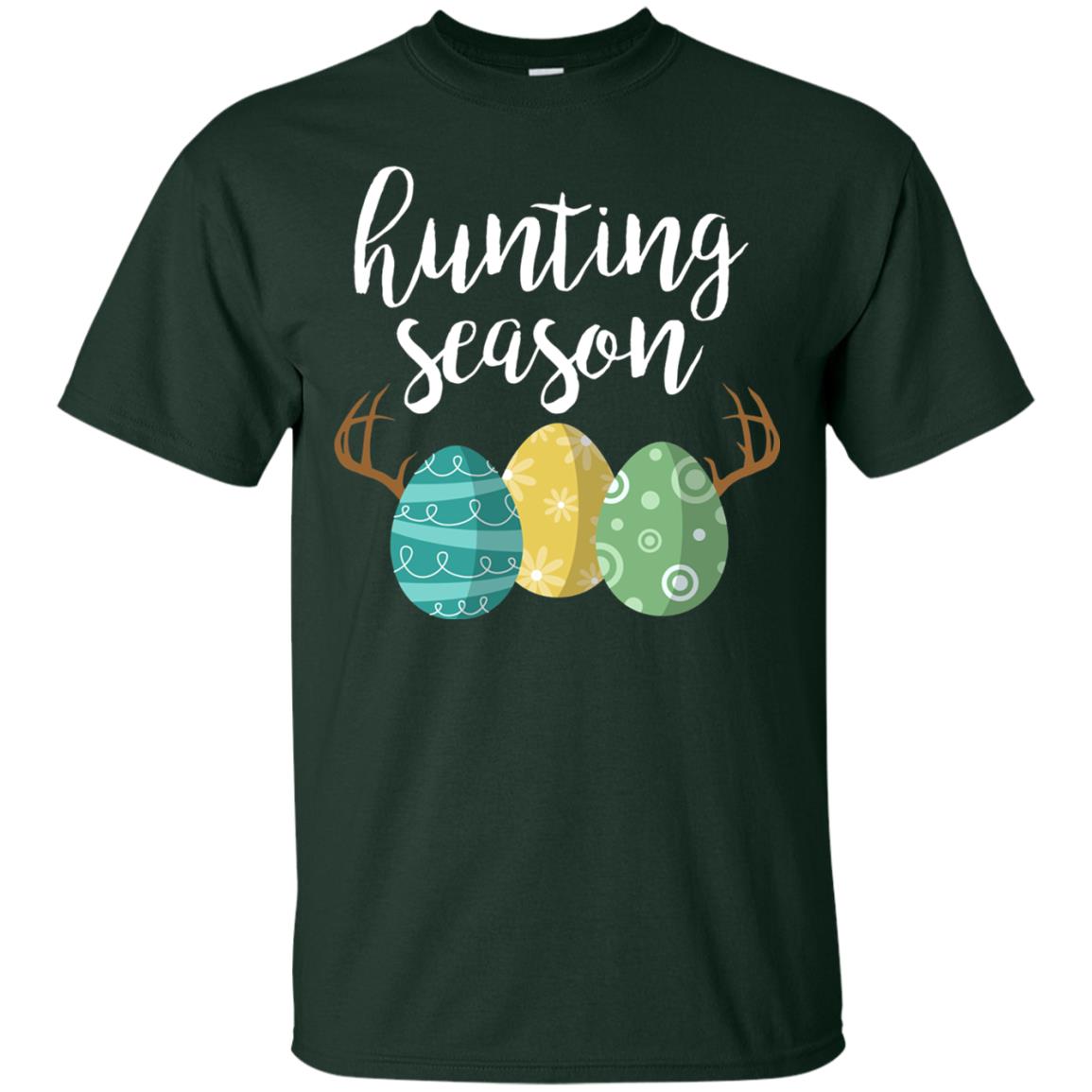 Hunting Season Bunny Funny Easter T-shirt Forest
