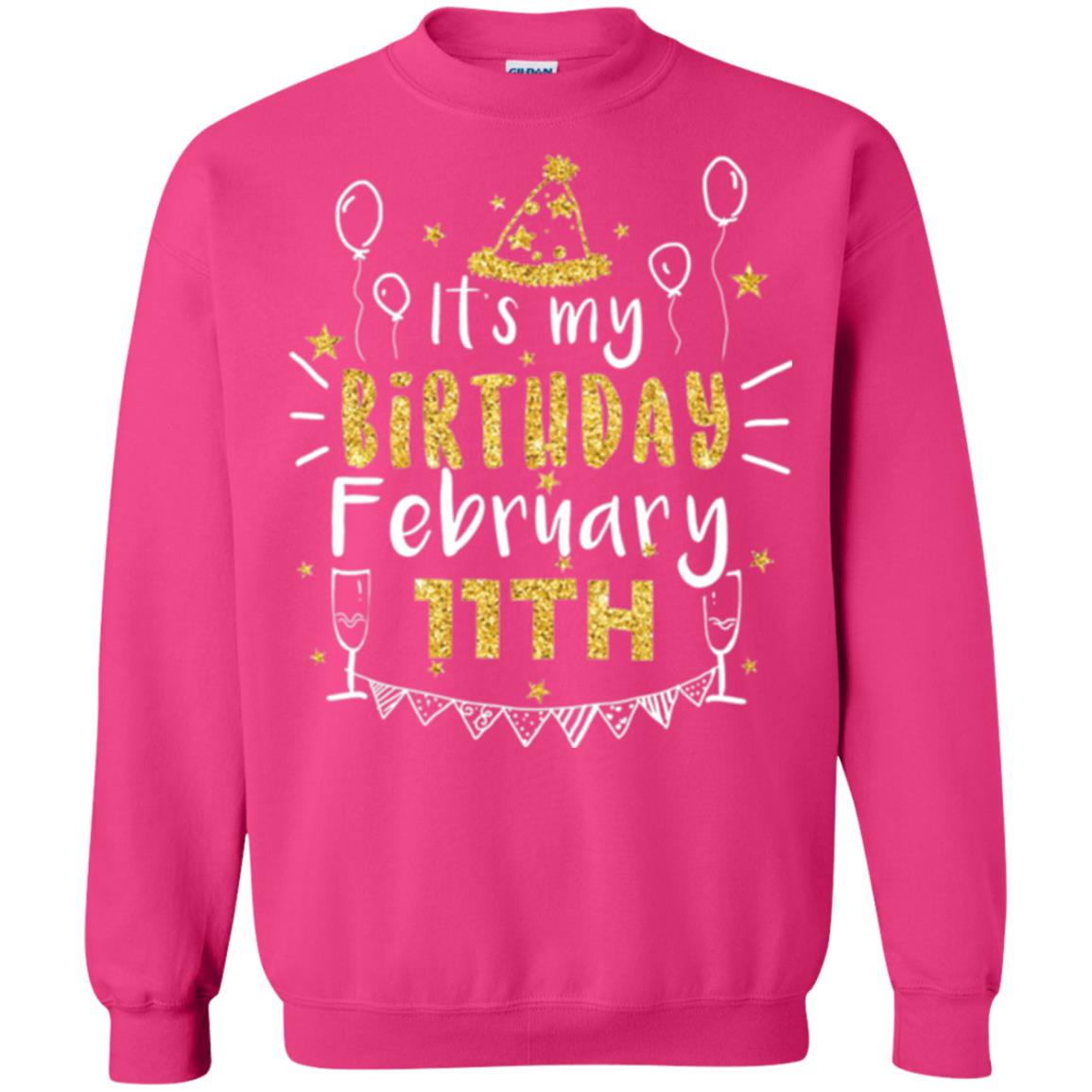 Birthday February 11th Party T-shirt It_s My Birthday Heliconia