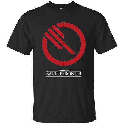Film T-shirt Battlefront Ii Inferno Squad Logo Graphic Black