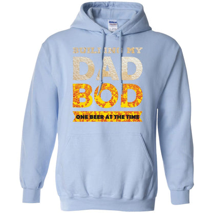 Building My Dad Bob One Beer At The Time Shirt Light Blue