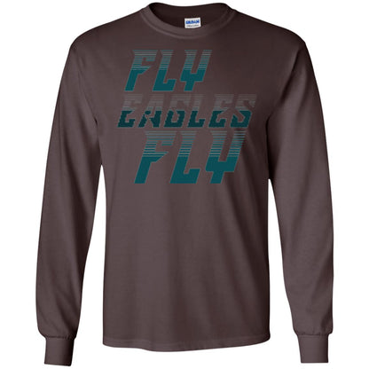 Football Lover T-shirt Fly Eagles Fly Dark Chocolate