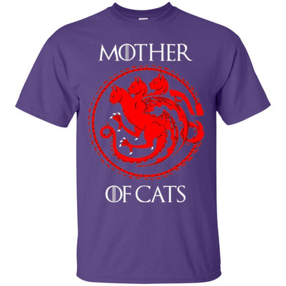 Cat Lover T-shirt Mother Of Cats Hot Purple