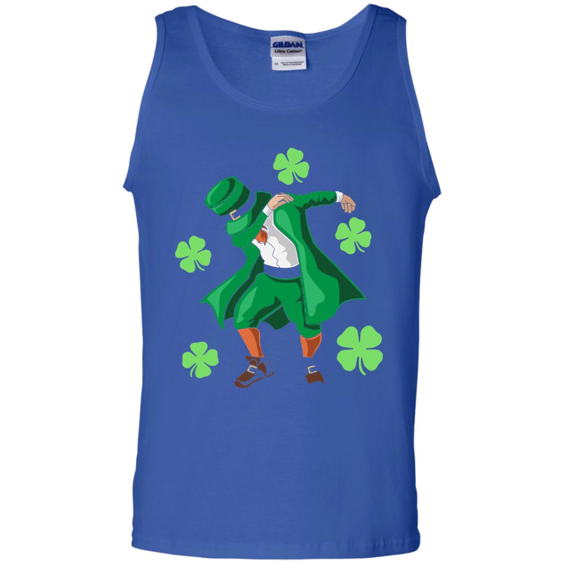 Funny Dabbing Leprechaun St. Patricks Day T-shirt Royal