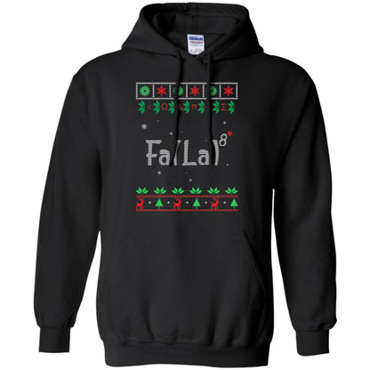 Fa La La La Mathematics X-mas Gift Shirt Black