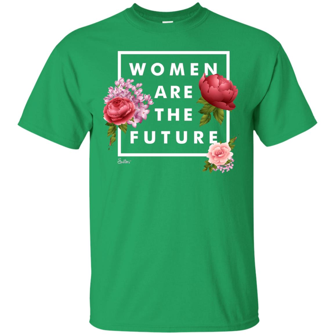 Women Are The Future T-shirt Irish Green