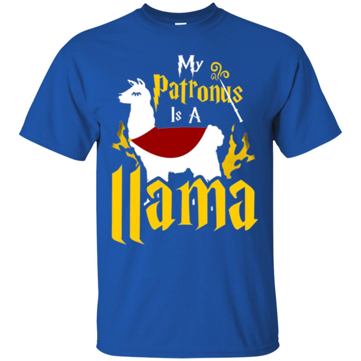 My Patronus Is A Llama T-shirt Royal