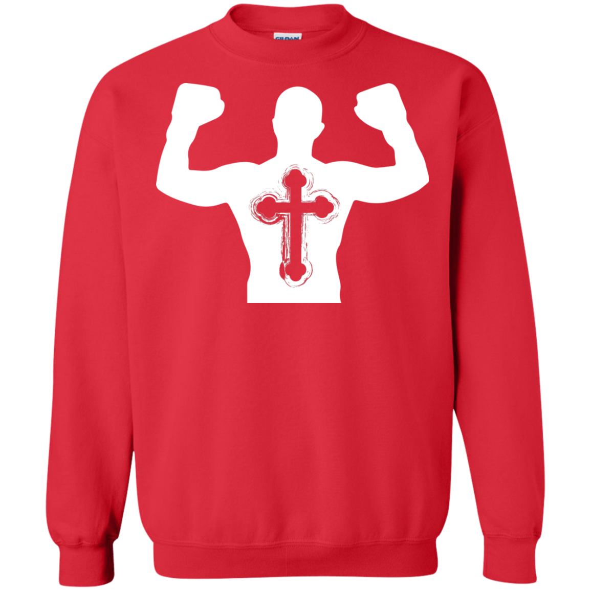 Christian Gym Exercise Workout T-shirt Red